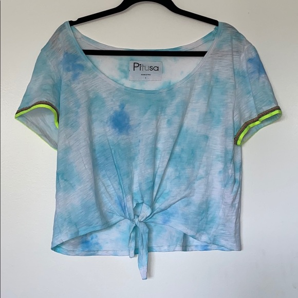 Pitusa Tops - NWOT Pitusa Tie Dye Knot Tee
